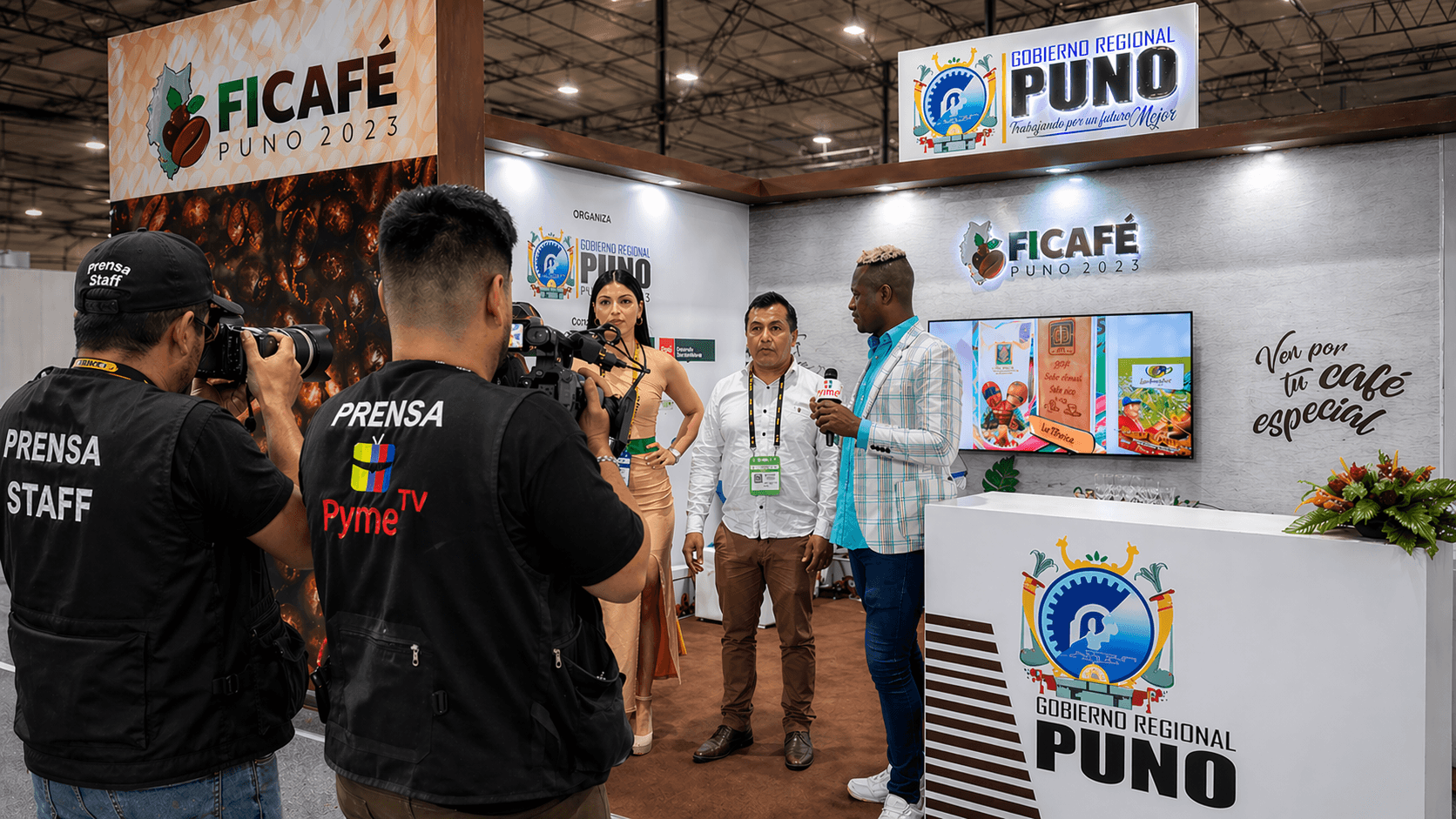 Activación de prensa en Expoalimentaria 2023